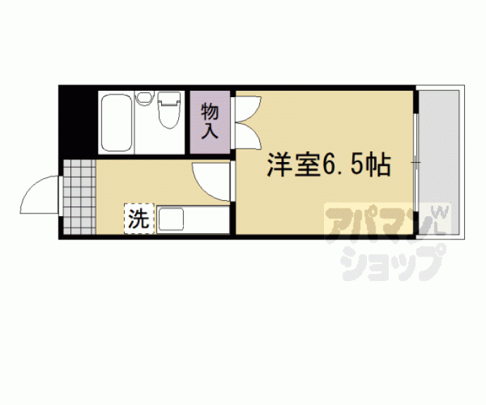 【コーポフナコシ】間取