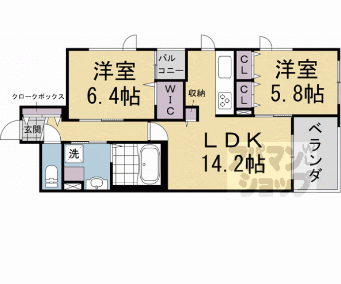 【Ｄｏ・Ｄｒｅａｍ杉屋町】間取