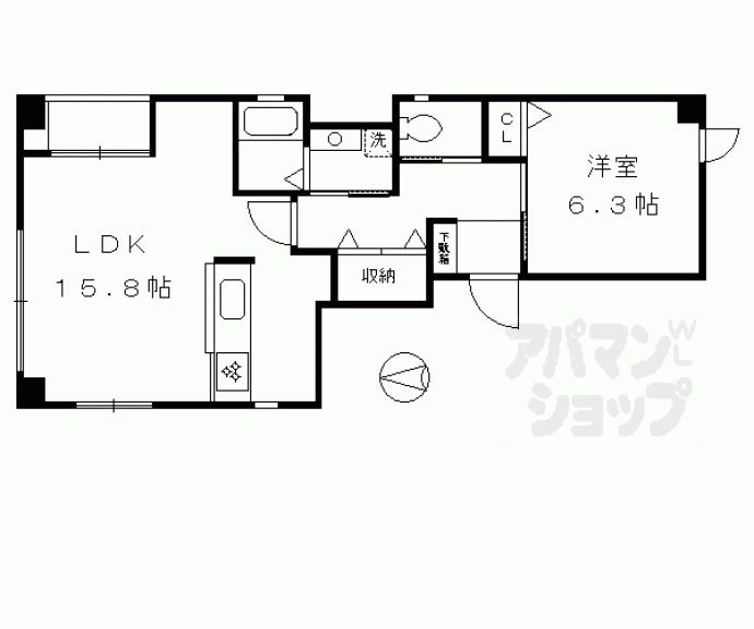 【ル・レーヴ寺町通夷川】間取
