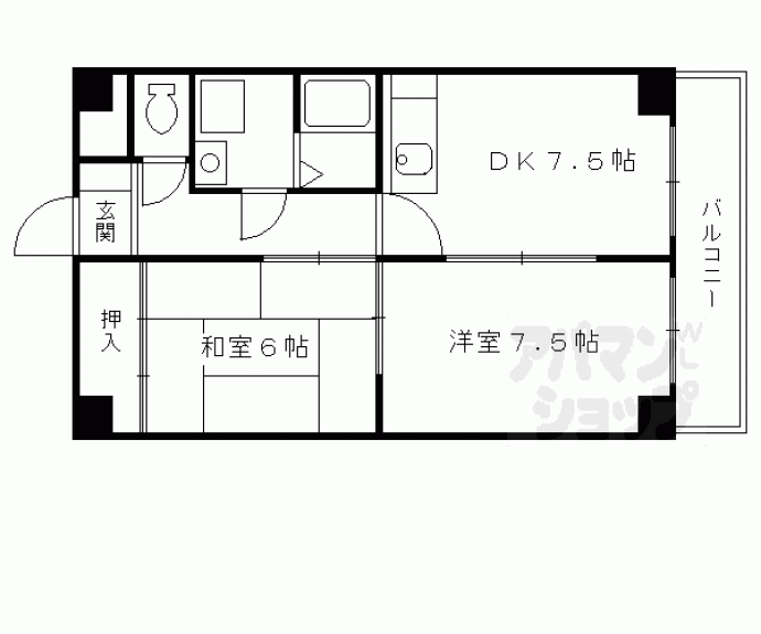 【グランドビル２１】間取