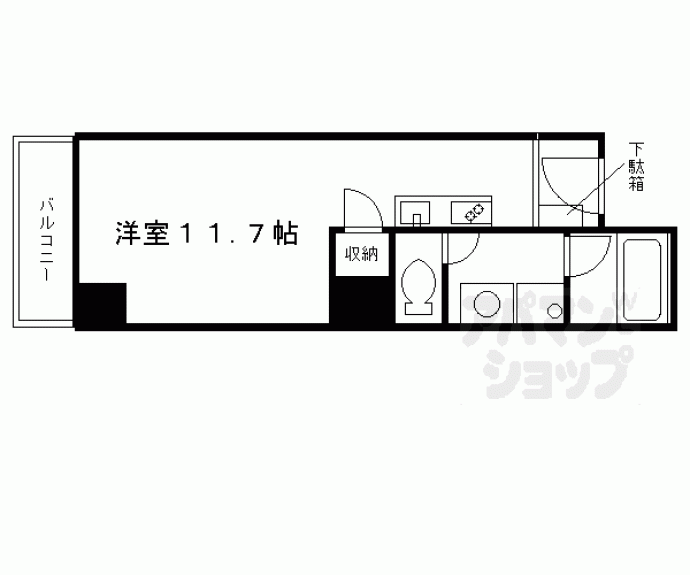 【グランレブリー寺町松原】間取