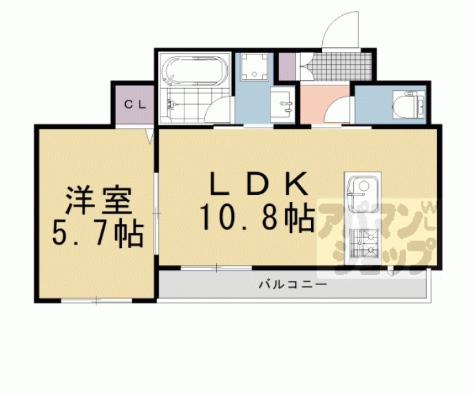 【シャーメゾン大宮五条】間取