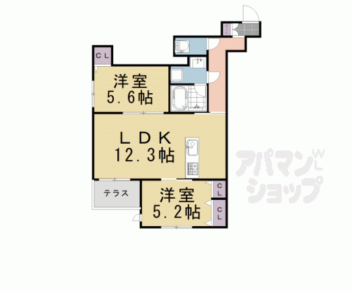 【シャーメゾン大宮五条】間取