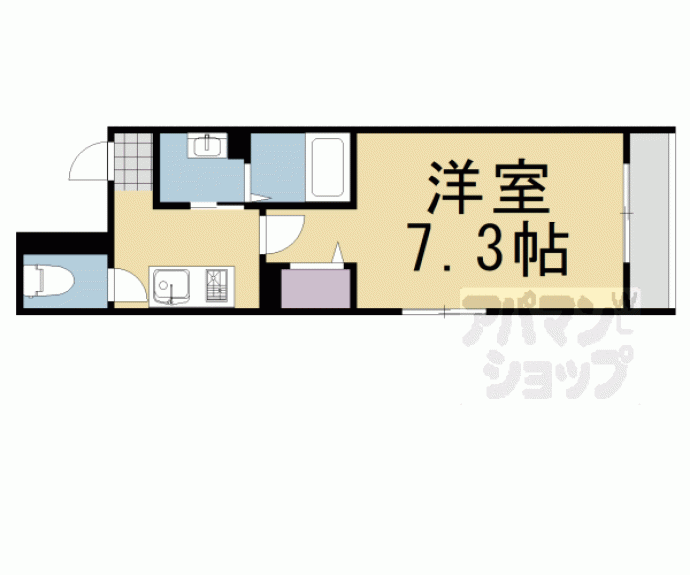 【Six Bijoux堺町五条】間取