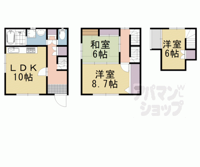 【坊門町貸家827-44】間取