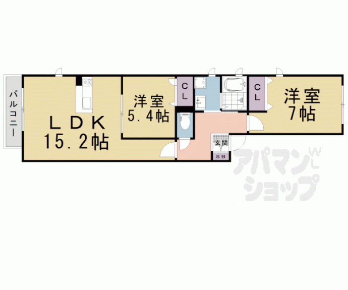 【ローゼ八坂】間取