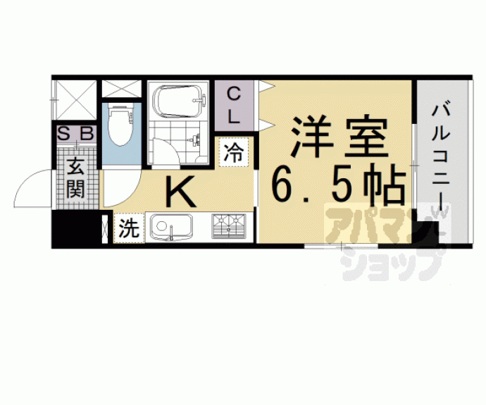 【ラグゼナ清水五条】間取