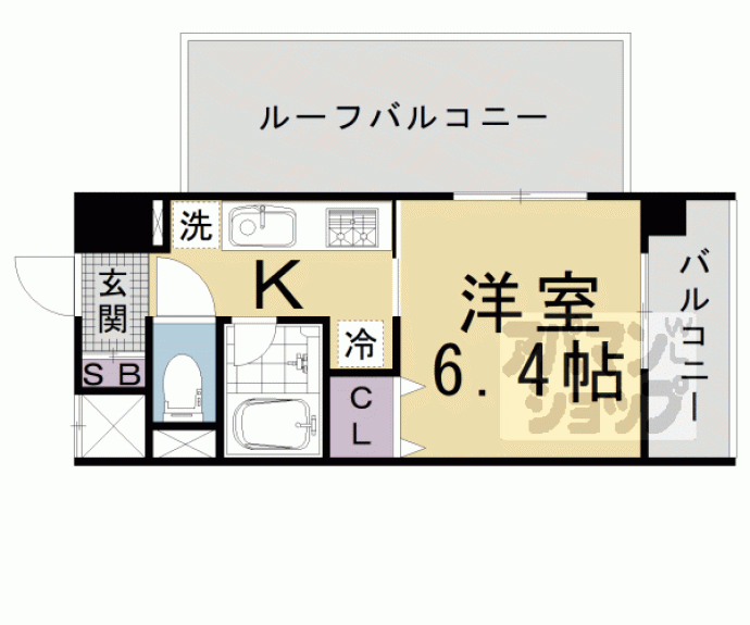 【ＬＵＸＥＮＡ　ＫＩＹＯＭＩＺＵ－ＧＯＪＯ】間取