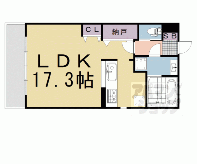 【カローレ御所南】間取