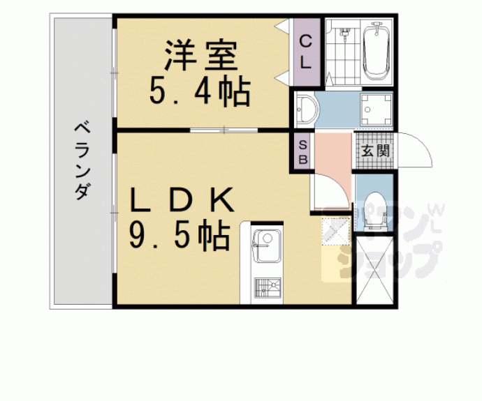 【Ｌａ　Ｆｉｔｅ　ＯＭＩＹＡ】間取