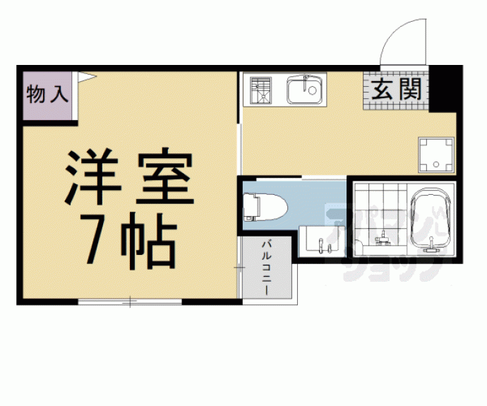 【オリエント五条坂】間取