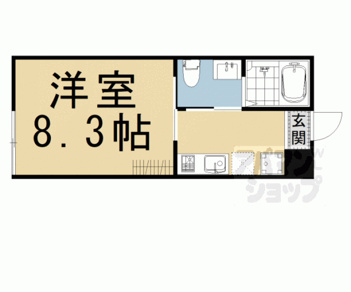 【サンクトスコート五条室町】間取