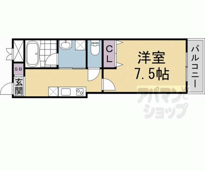 【グランレブリー烏丸御池】間取