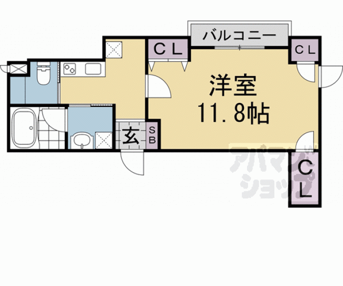 【グランレブリー烏丸御池】間取