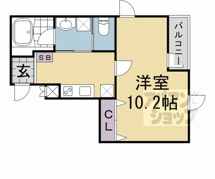 【グランレブリー烏丸御池】間取
