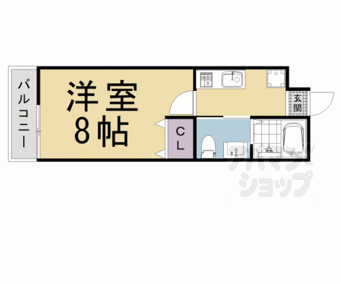 【フォルビート五条】間取