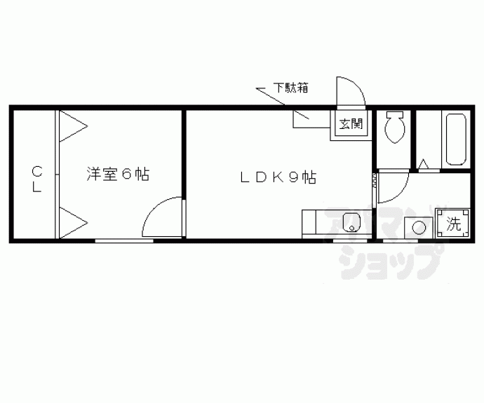 【杉本アパート】間取