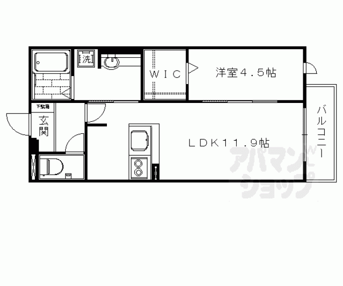 【プレジール】間取