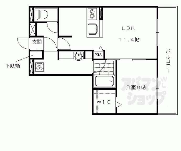 【プレジール】間取