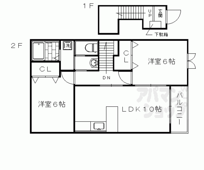 【モンターニュ高鼻】間取