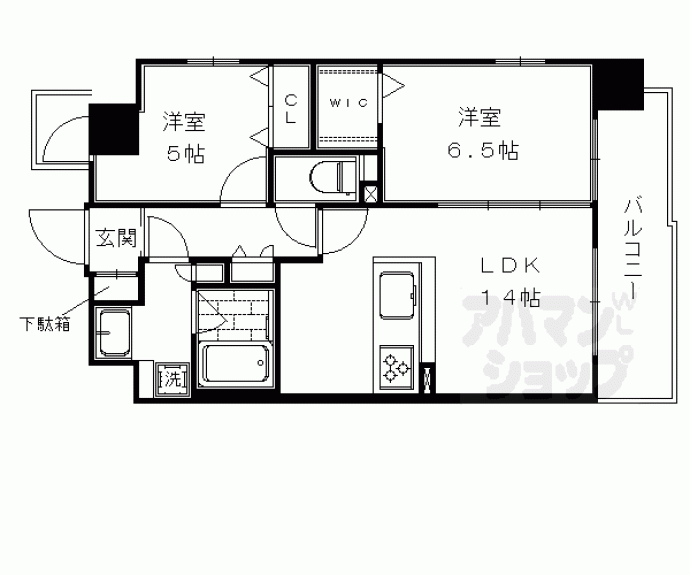 【プレサンス京都西院】間取