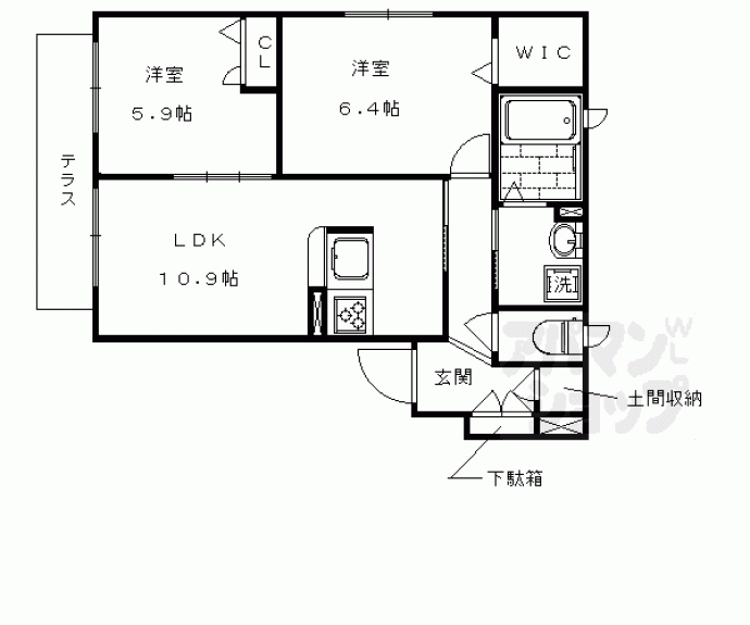 【シャーメゾンDD】間取