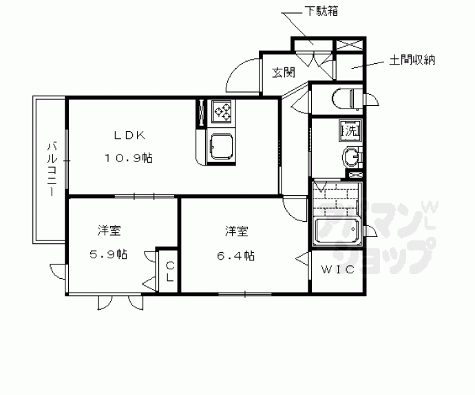 【シャーメゾンＤＤ】間取