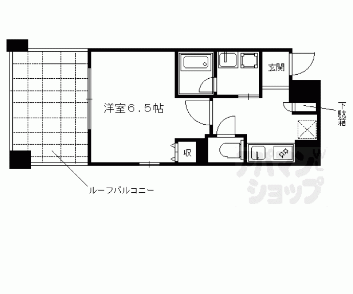 【アスヴェル京都西大路御池】間取
