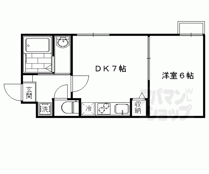 【フォルトゥーナ中堂寺】間取