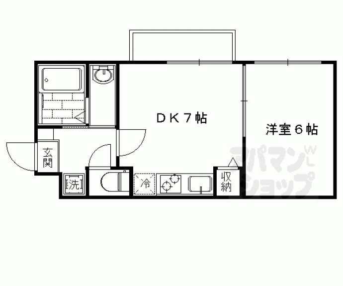 【フォルトゥーナ中堂寺】間取