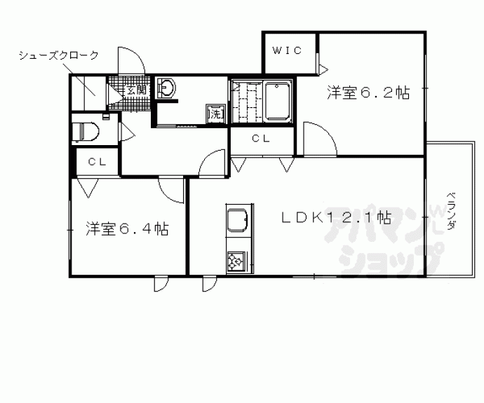 【フェリシダード】間取