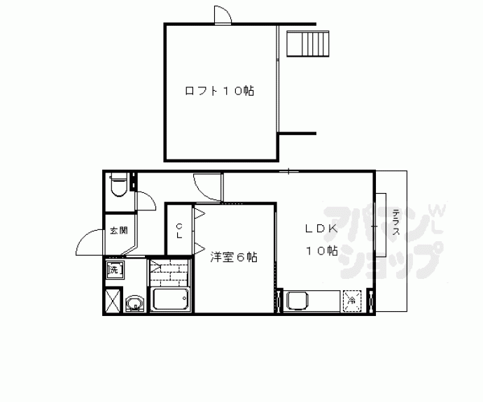 【橘】間取