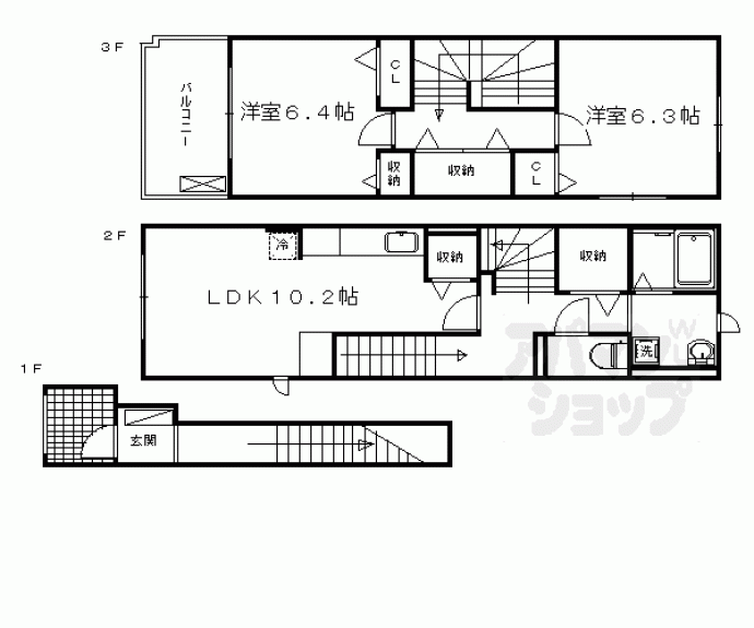 【ネオ ブルックⅡ】間取