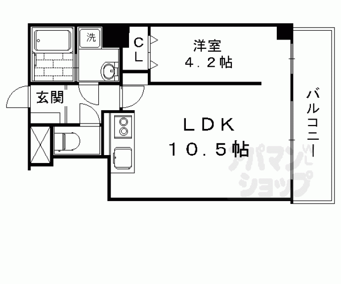 【モンドール西院】間取