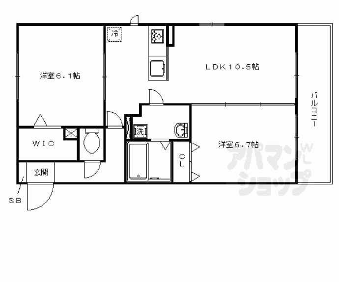 【リヴァージュシャトレ】間取
