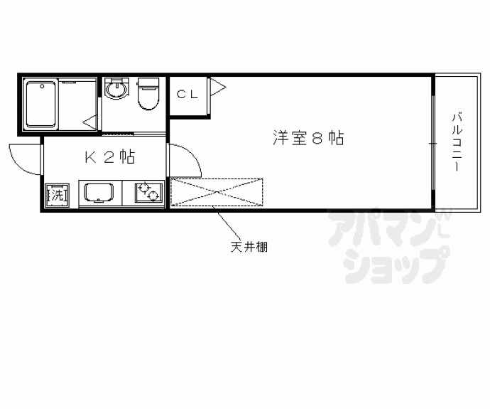 【フラッティｋｅｉ】間取