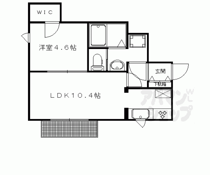 【ガスパール鷹峯】間取