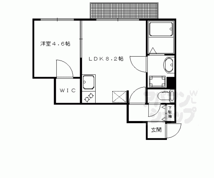 【ガスパール鷹峯】間取