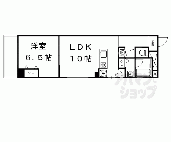 【アマデウス萬壽寺葛野大路】間取