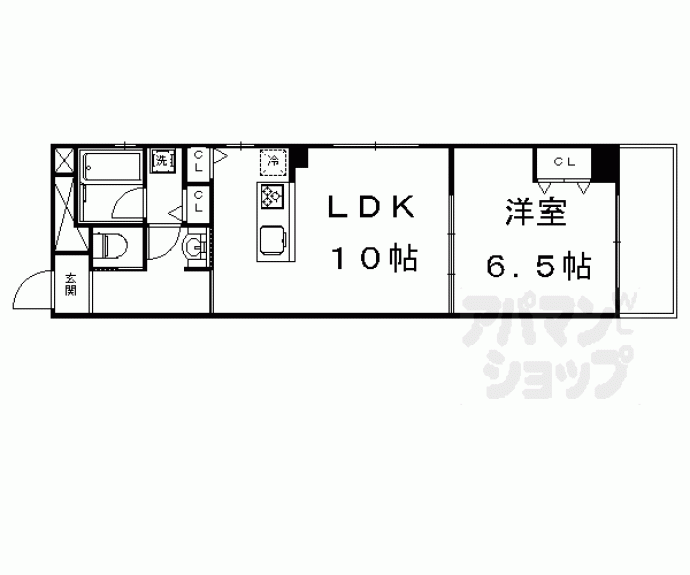 【アマデウス萬壽寺葛野大路】間取