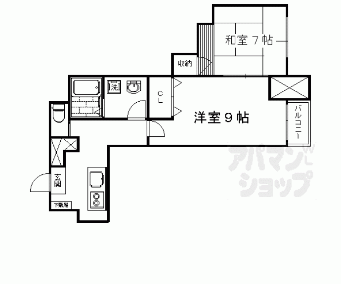 【グランレブリー太秦天神川】間取