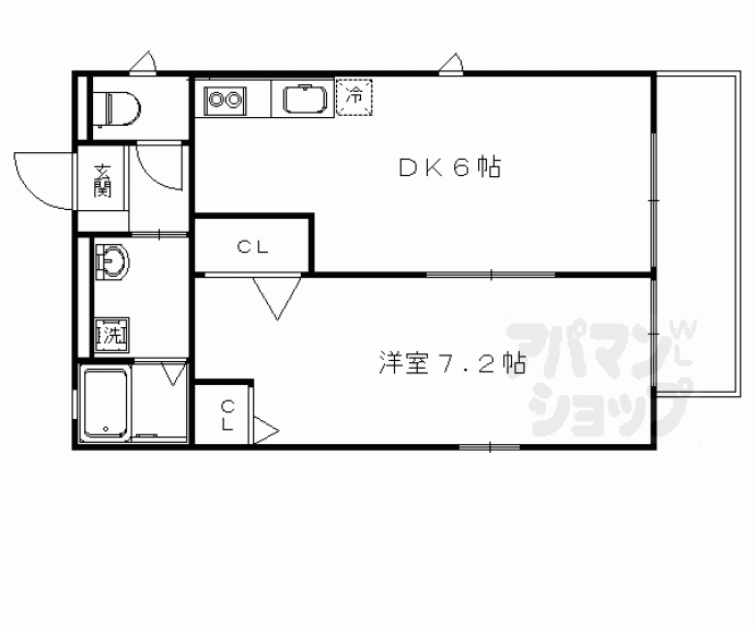 【メゾン中川】間取
