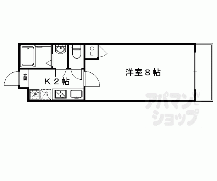 【ＣＯＣＯ三条天神川】間取