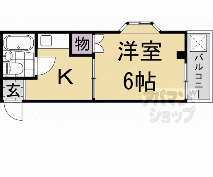 【コーポ北村】間取