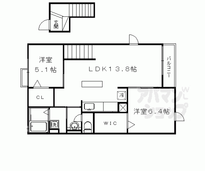 【サラ　フィリーチェ】間取