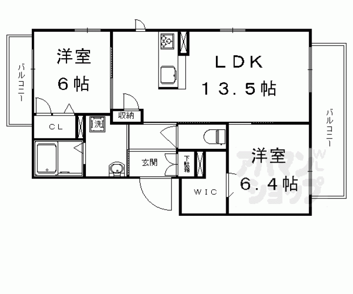 【ＳＨＡＭＡＩＳＯＮ　ＢＥＲＥＯ　Ｊ】間取