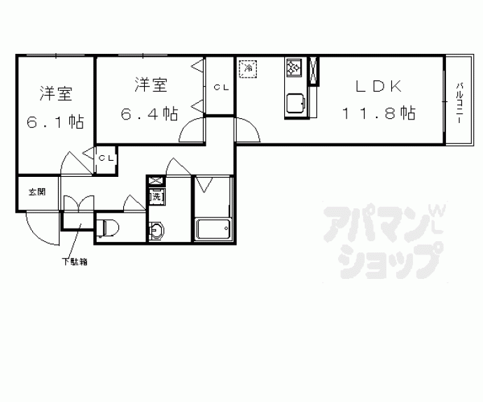 【かのん梅ケ畑】間取