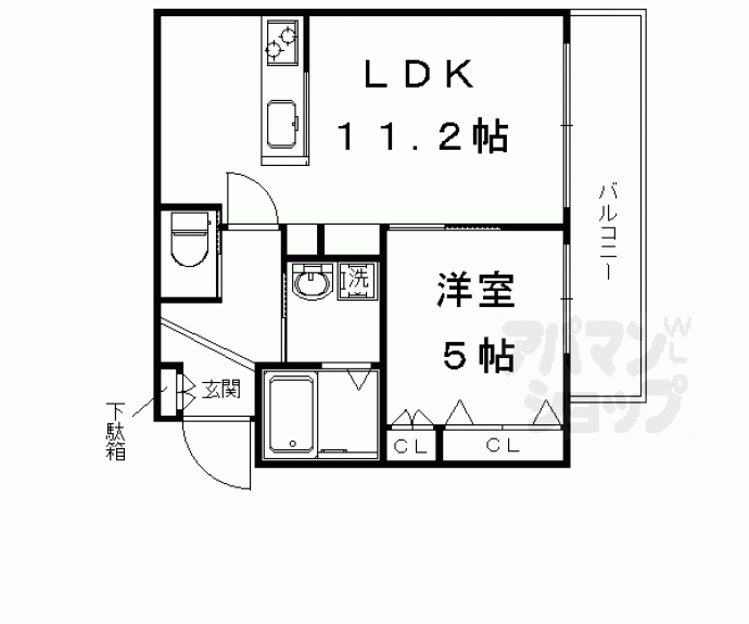 【グランソレーユ太秦】間取