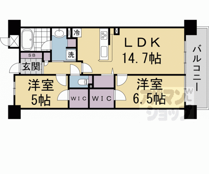 【パデシオン西大路御池駅前】間取