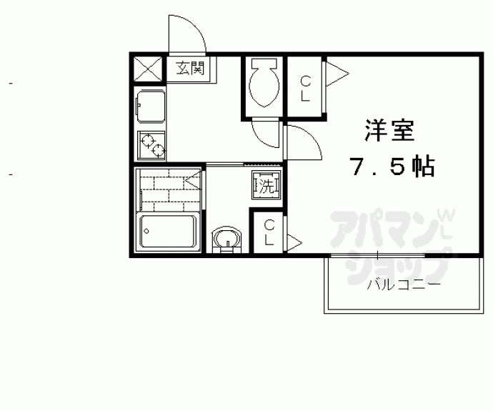 【セントポーリア円町】間取